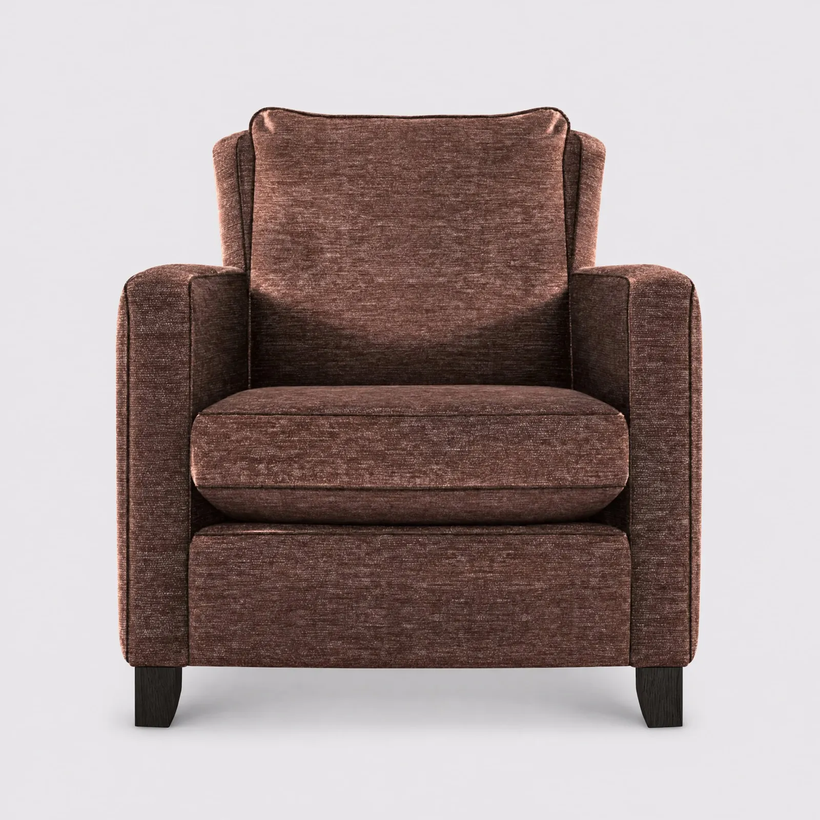 Hoyland Armchair, Brown Fabric | Barker & Stonehouse