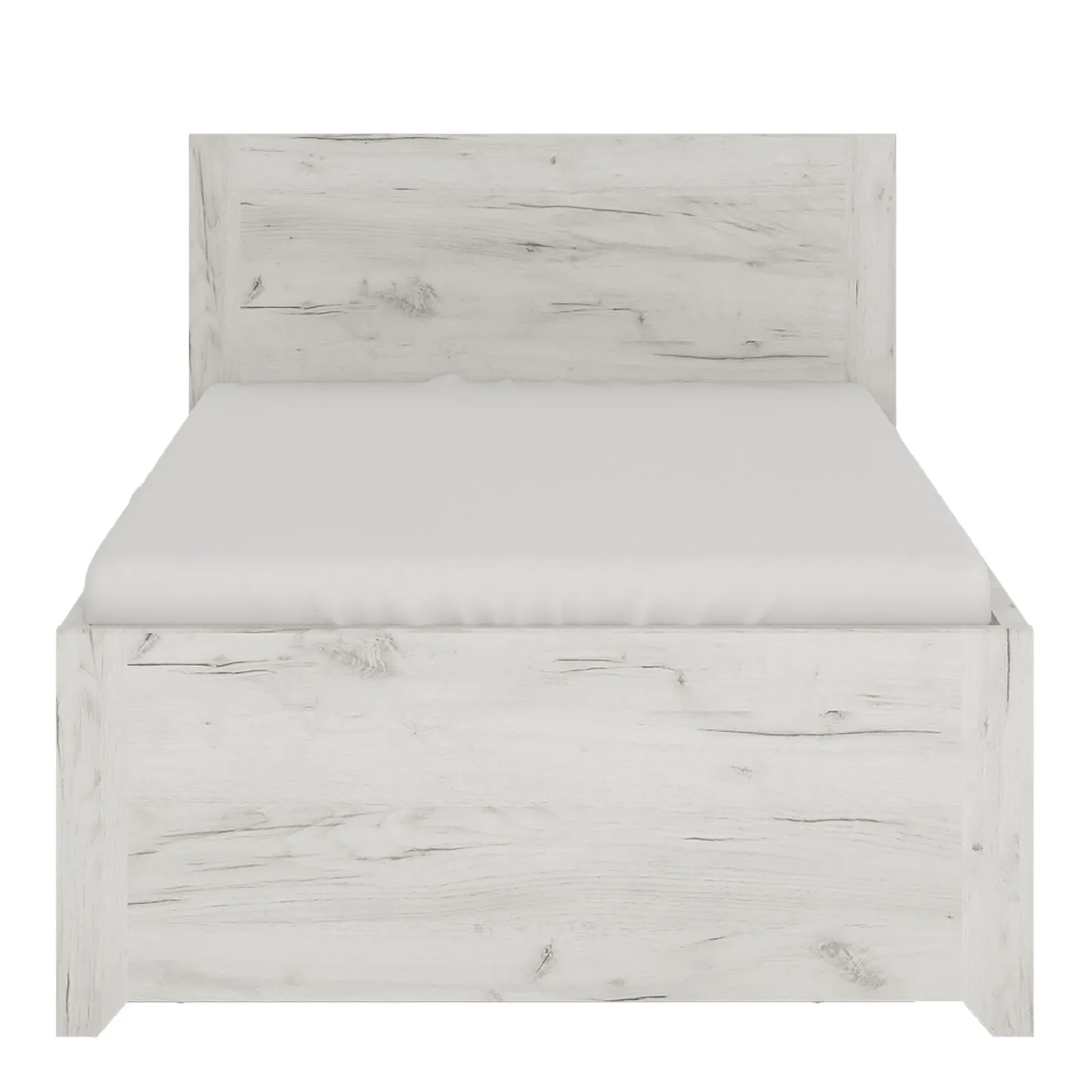 Furniture To Go Angel Single Bed with Underbed Drawer (Inc Slats) in White 2