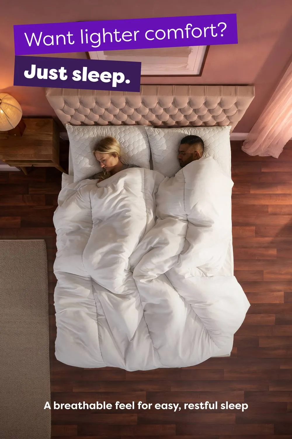 Slumberdown Just Sleep 10.5 Tog All Year Round Duvet in White 5