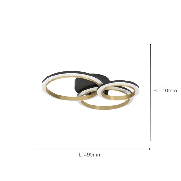 EGLO Calliera Modern LED Ceiling Light 3