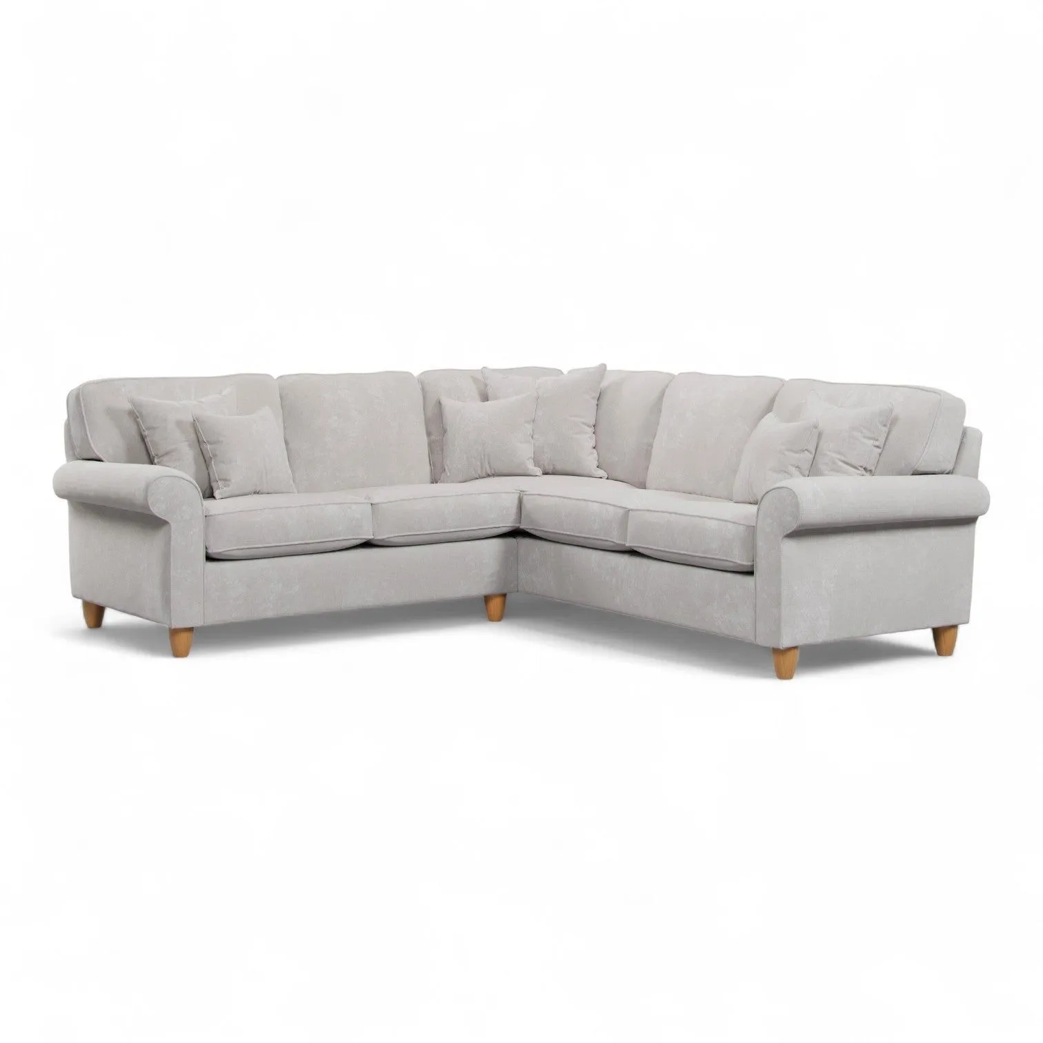 The Great Sofa Company Flora 2 Corner 2 Sofa Glory Pearl in Light Beige 2
