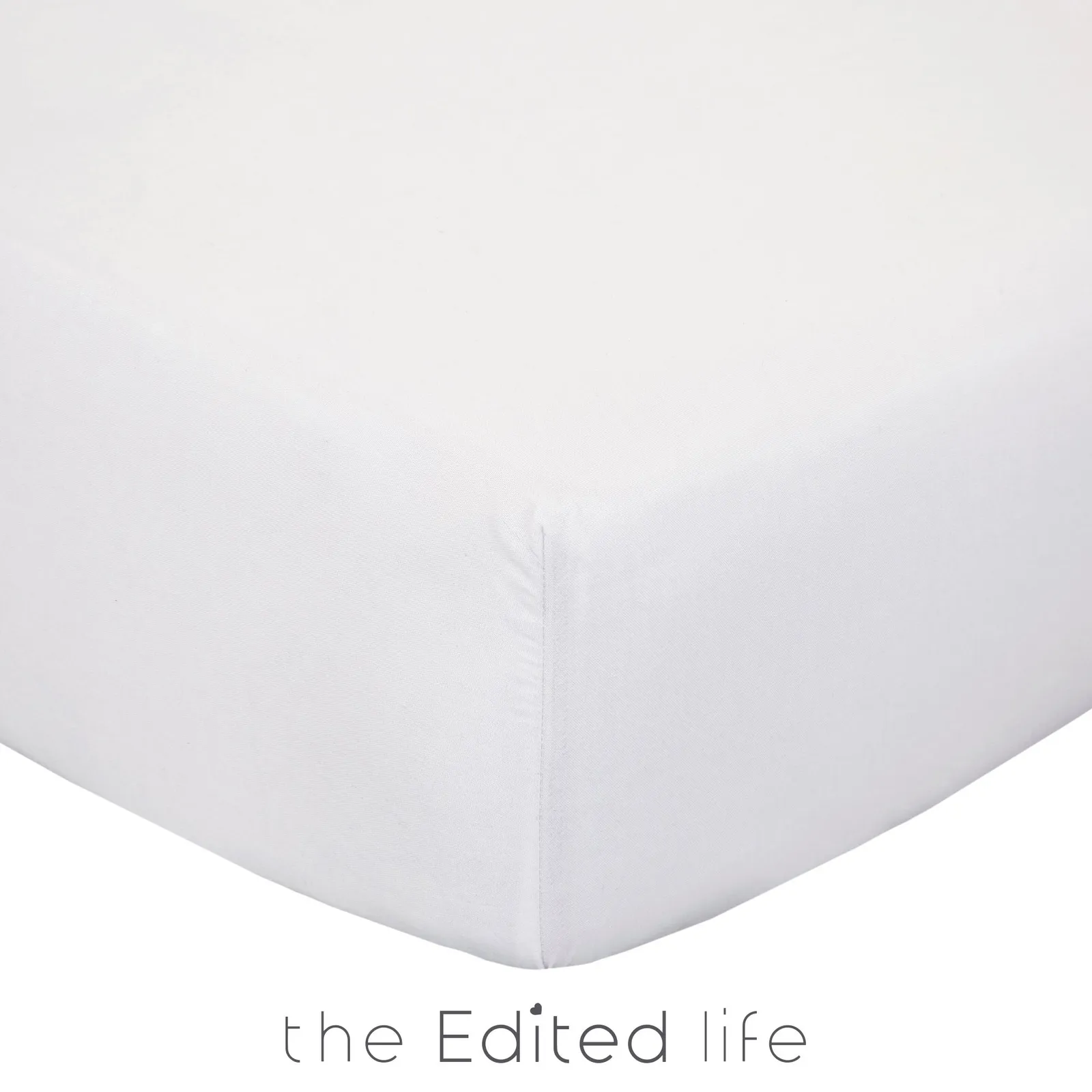 Pack of 2 100% Organic Cotton Fitted Sheets Organic Cotton Cloud
