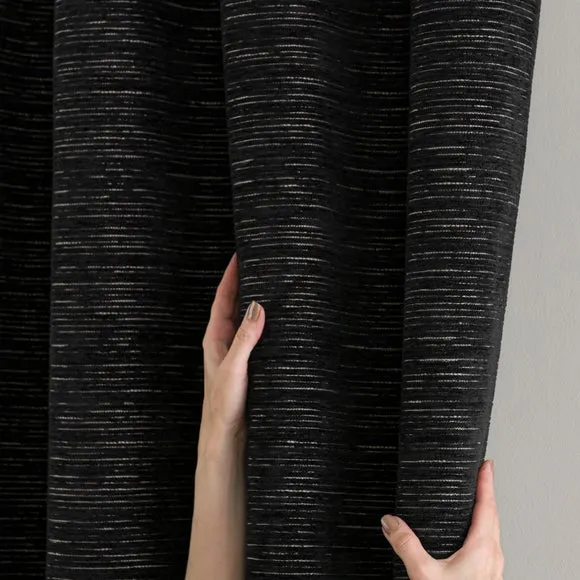Hemmingway Chenille Eyelet Curtains 6