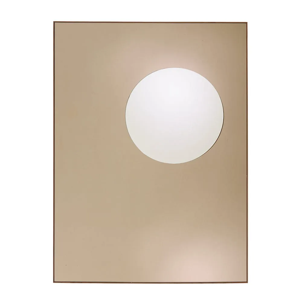 Ligne Roset Demi-Teintes Wall Mirror Walnut Small 2