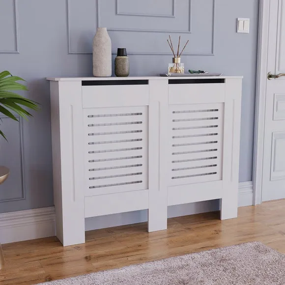 Return - Vida Designs Milton Radiator Cover, Medium White 6
