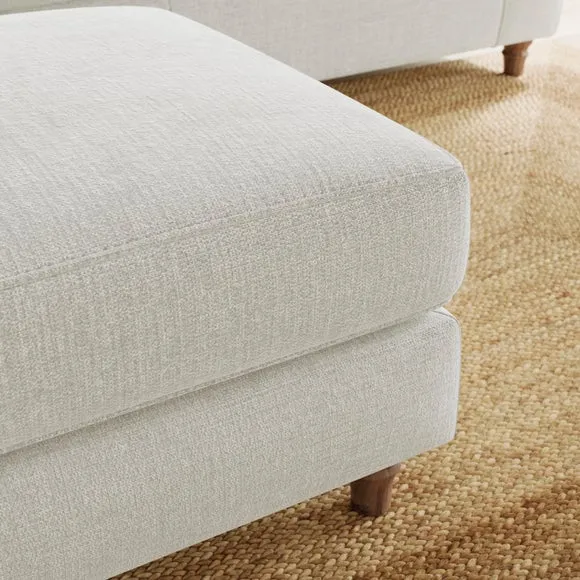 Flori Chenille Soft Texture Footstool 4