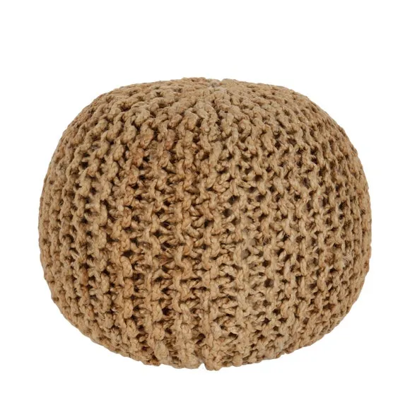 Knitted Pouffe