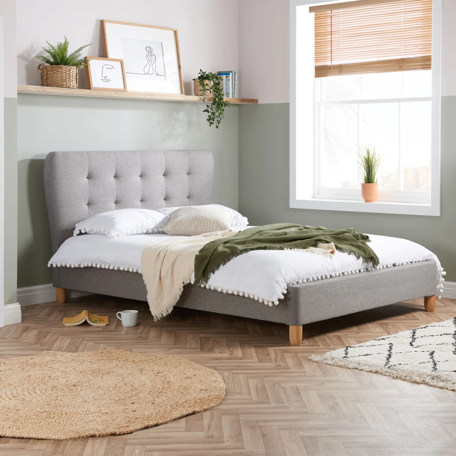 Birlea Stockholm Bed in Grey 4