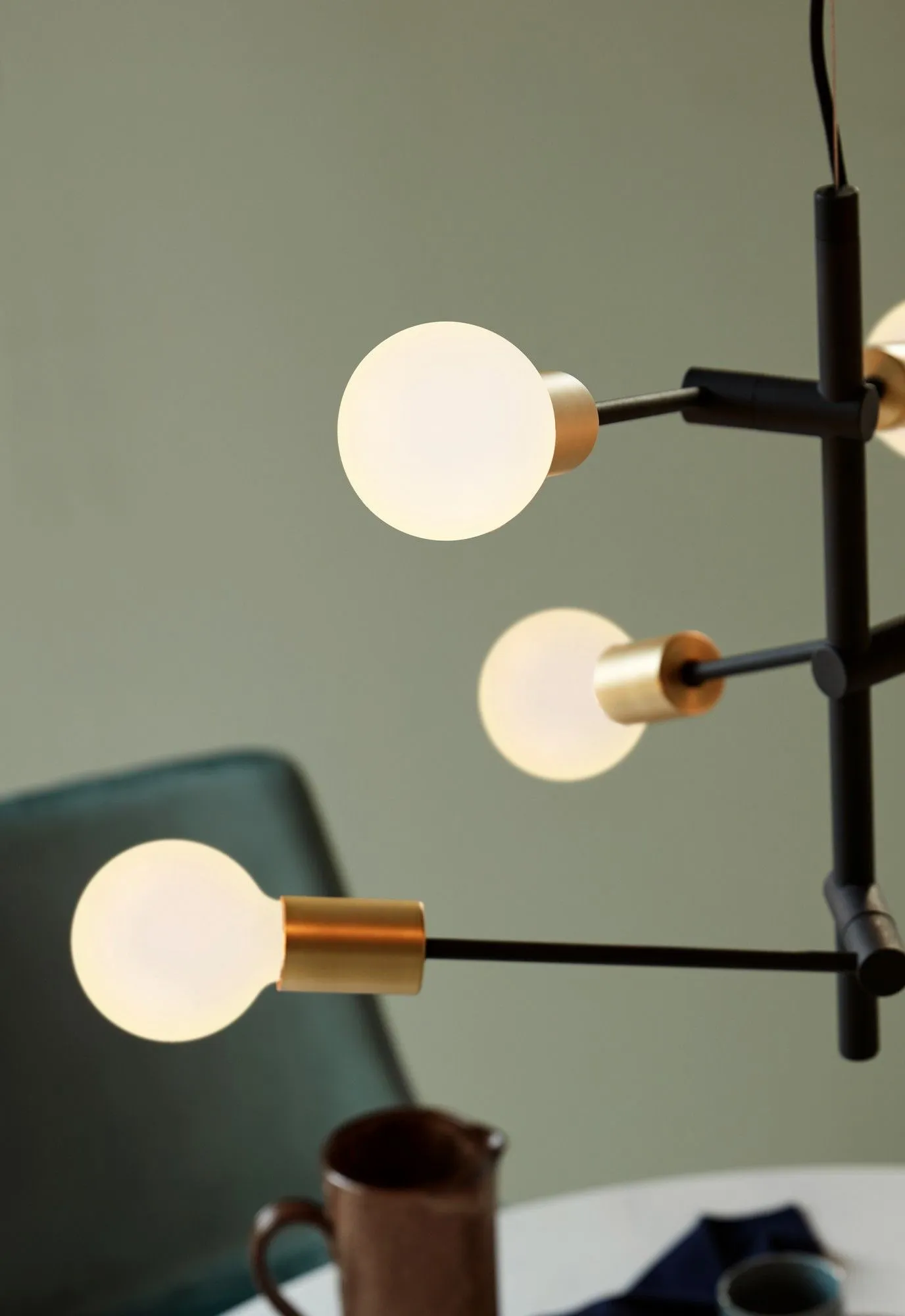 Nordlux Vintage Indoor Pendant Light Black Metal E27 Adjustable Head - Mains Powered, IP20 6