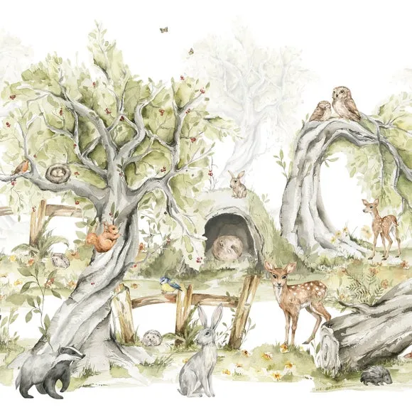 Woodland Forest Wall Mural 4