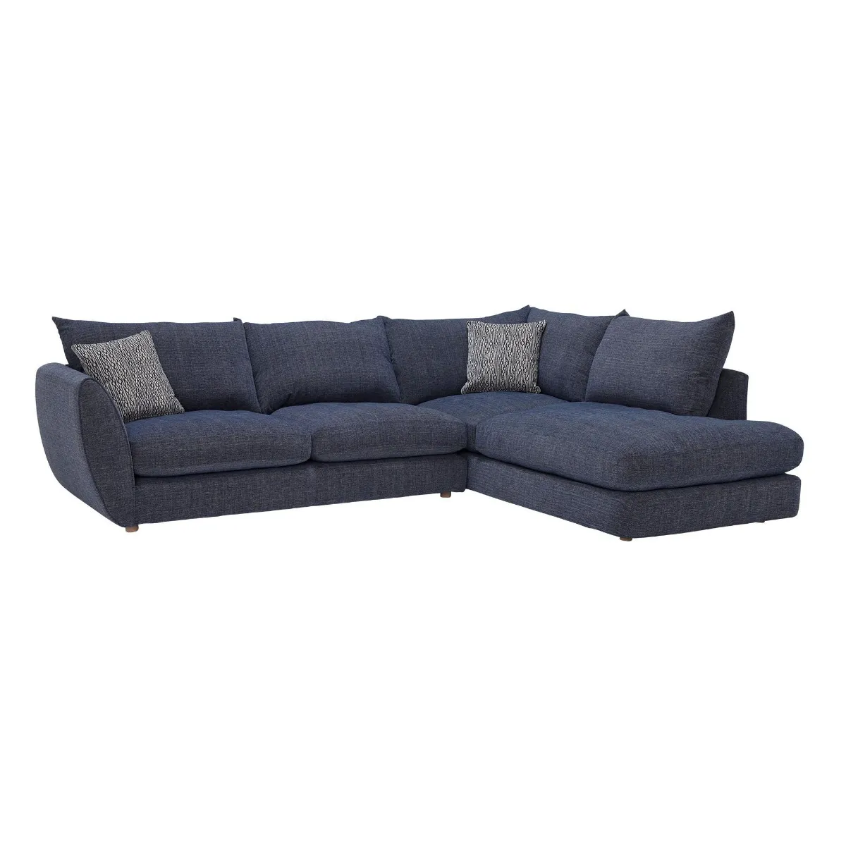 Big Blue Small Left Hand Facing Corner Sofa - Barker & Stonehouse