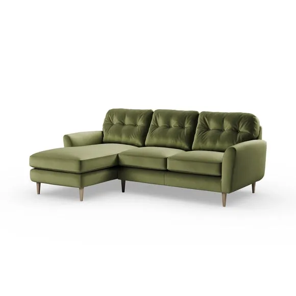 Sven Opulent Velvet Large Corner Chaise Sofa 6
