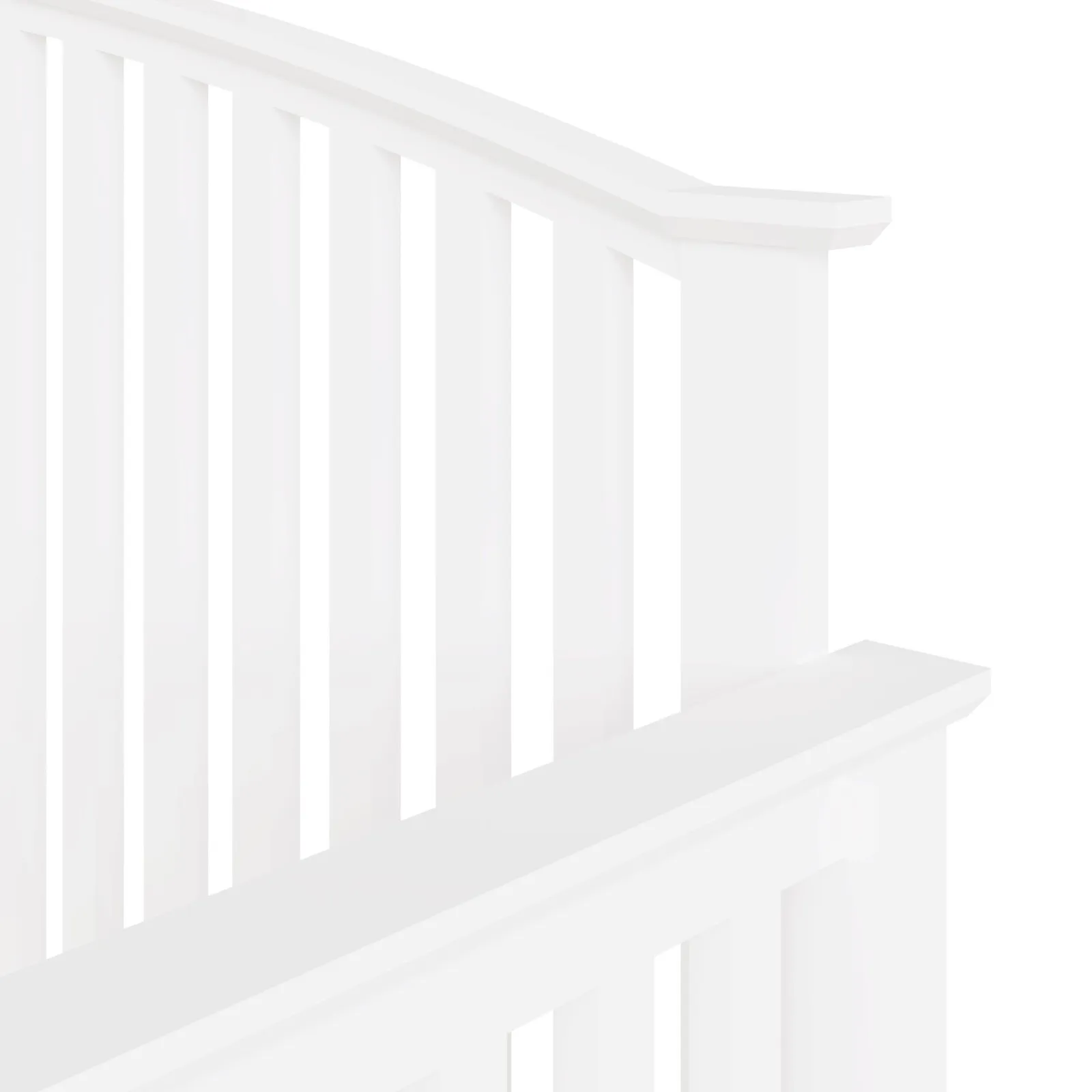 GFW Madrid Wooden Day Bed in White 6