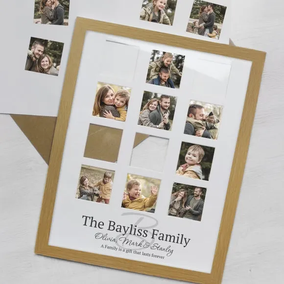 Personalised Family Multi Photo Frame 3