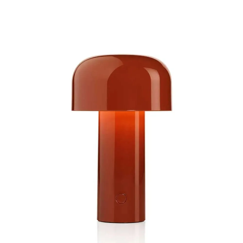 Flos Bellhop LED Portable Table Lamp Brick Red 2