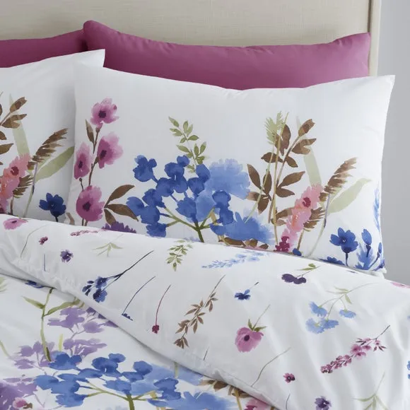 Catherine Lansfield Countryside Floral Reversible Duvet Cover & Pillowcase Set 2
