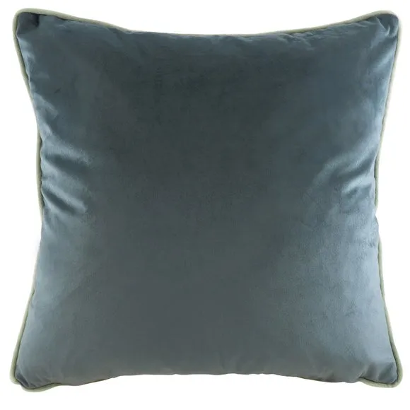 Jungle Leopard Cushion Petrol 2