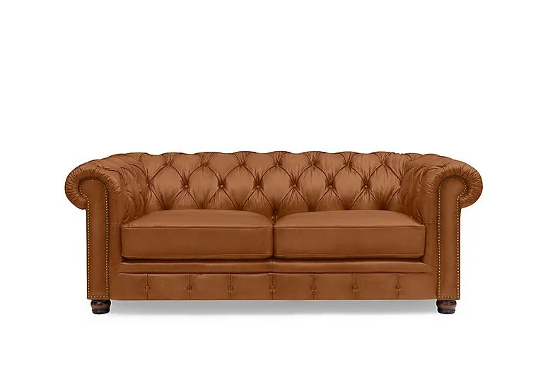 Shackleton 3 Seater Leather Chesterfield Sofa