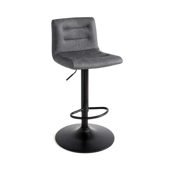 Jango Height Adjustable Bar Stool, Faux Leather 5