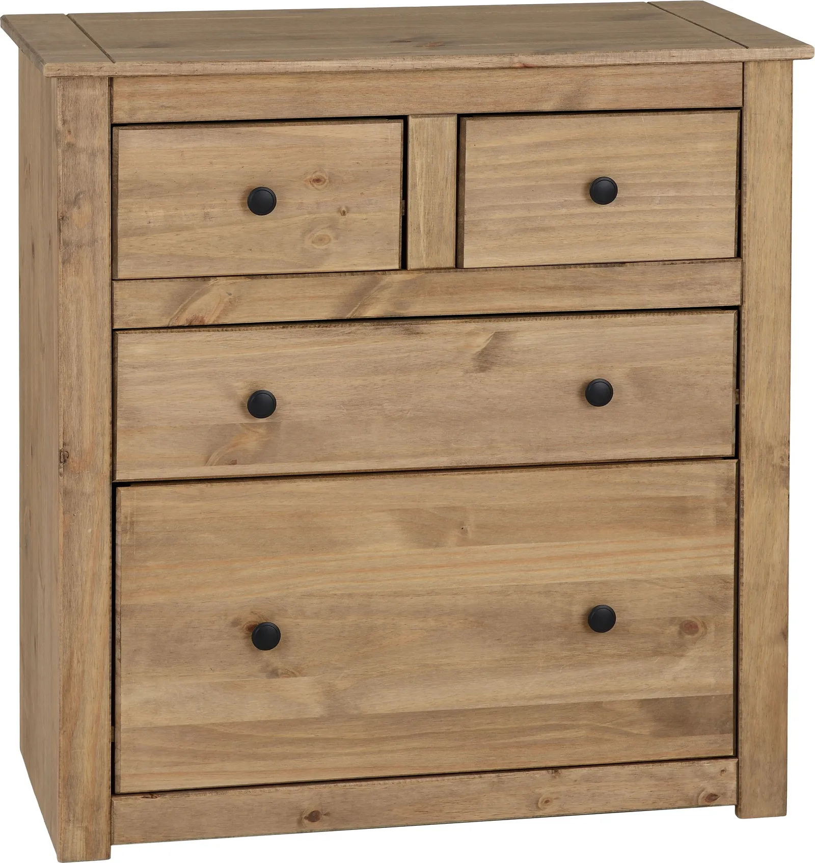 Seconique Panama 2+2 Drawer Chest in Natural 2
