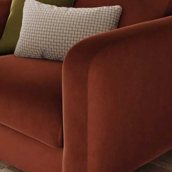 Luca Matte Soft Velvet Snuggle Chair 5