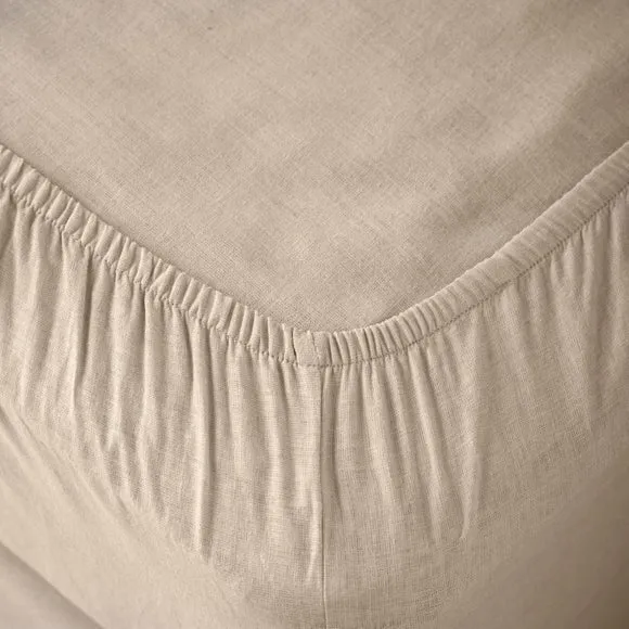 Cotton Linen Fitted Sheet 3