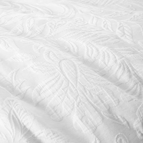 Bianca Fleur Matelasse Jacquard 100% Cotton Duvet Cover & Pillowcase Set 3