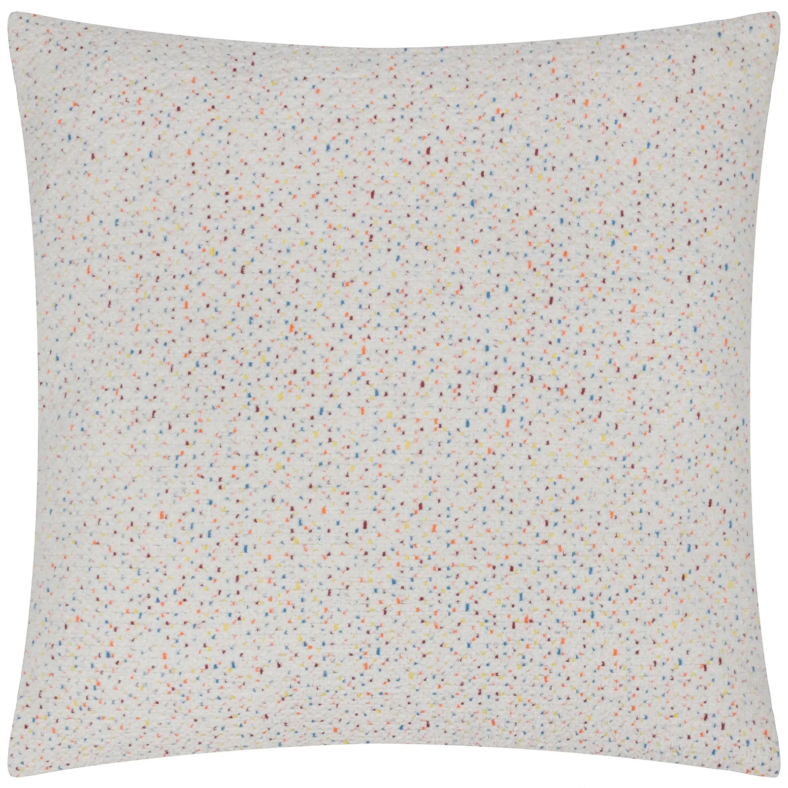 Furn Hali Boucle Textured Polyester Filled Cushion in White