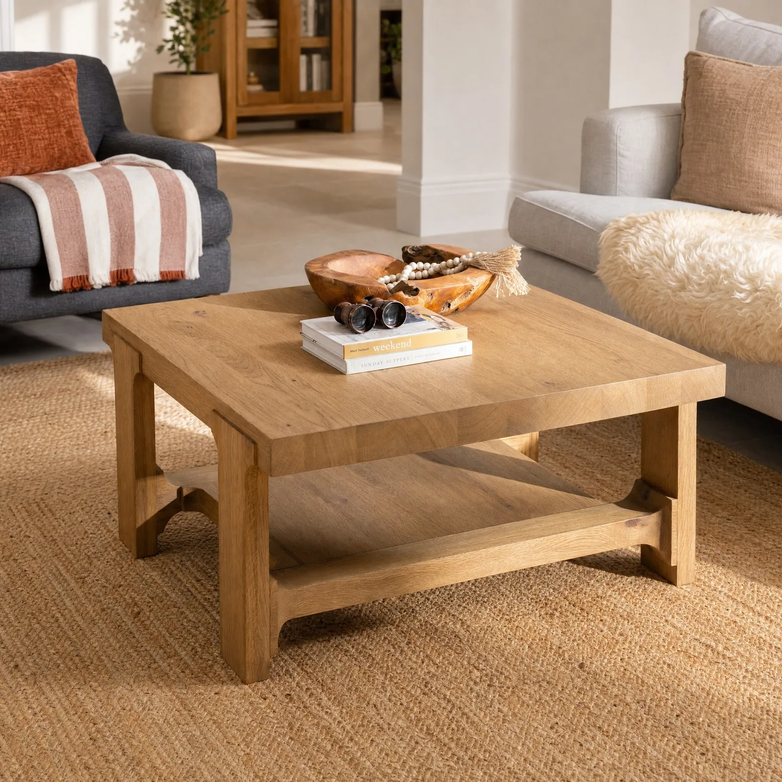 Wade Coffee Table, Neutral Wood | Barker & Stonehouse 2