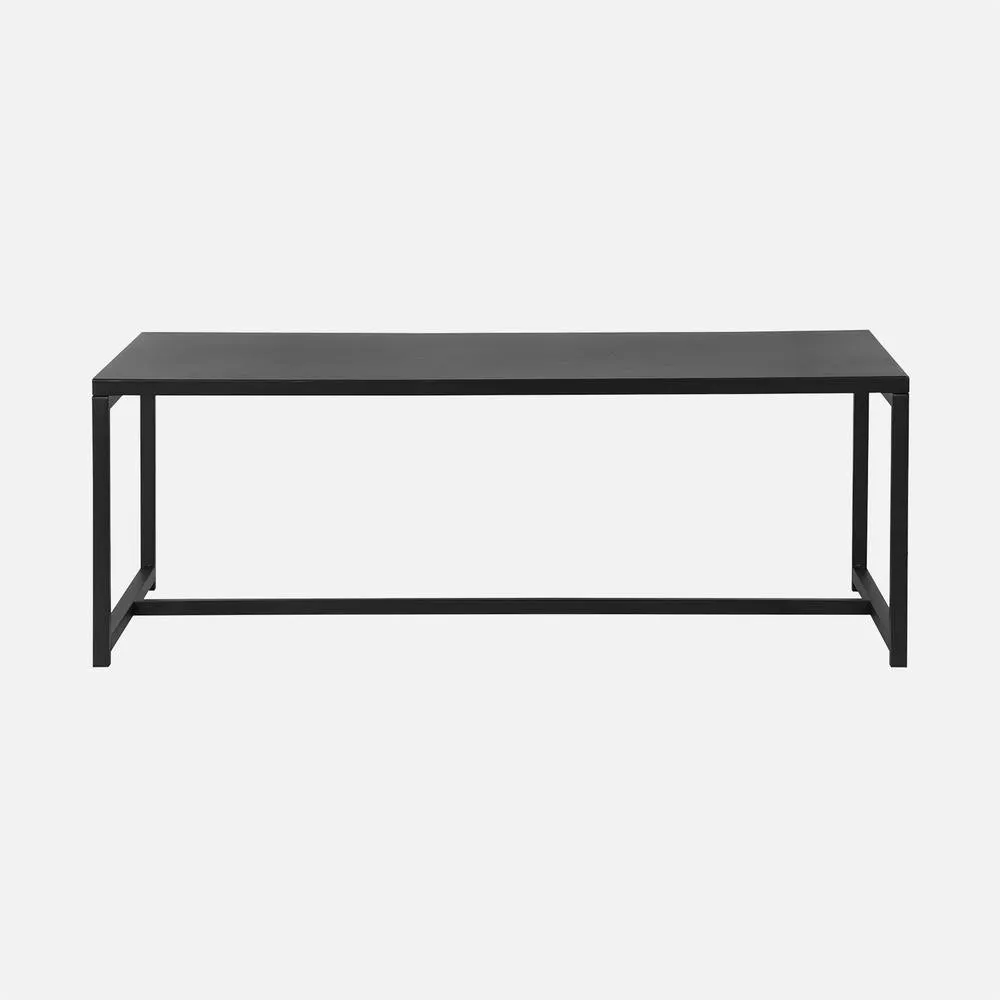 sweeek Metal Coffee Table With Metal Legs in Black 2
