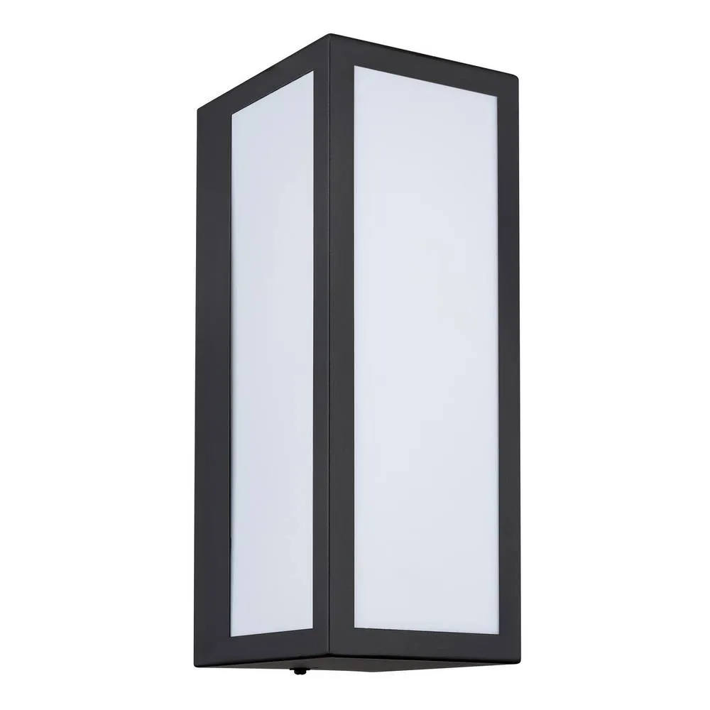 Netlighting Gundula Outdoor Wall Lantern Matt Black IP44 1x E27 2