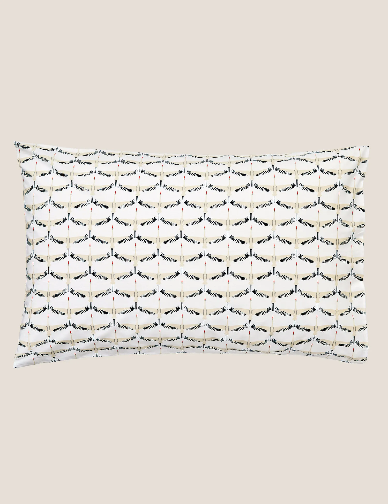 M&S Joules 2 Pack Pure Cotton Heron Geo Pillowcases