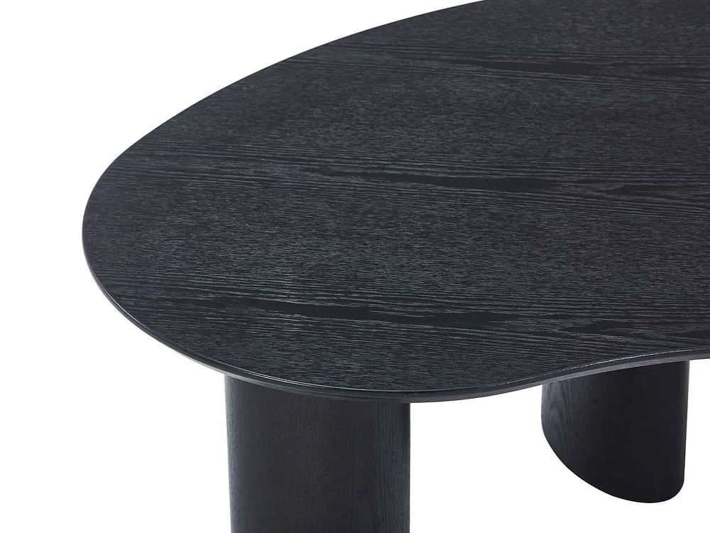 Vente-unique Ash Veneer Coffee Table - Black - CALYNOR 6