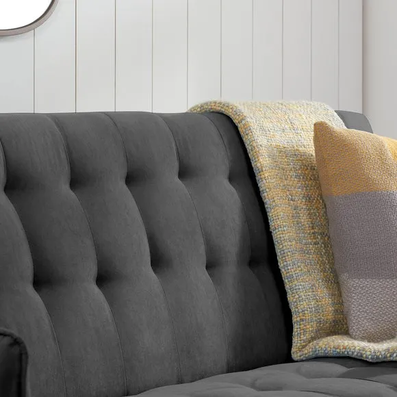 Hudson Charcoal Double Sofa Bed 4
