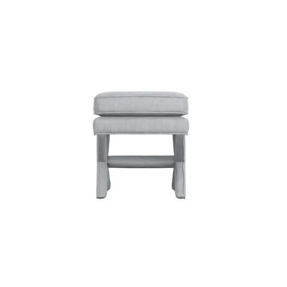Rhode Linen Blend Footstool 4
