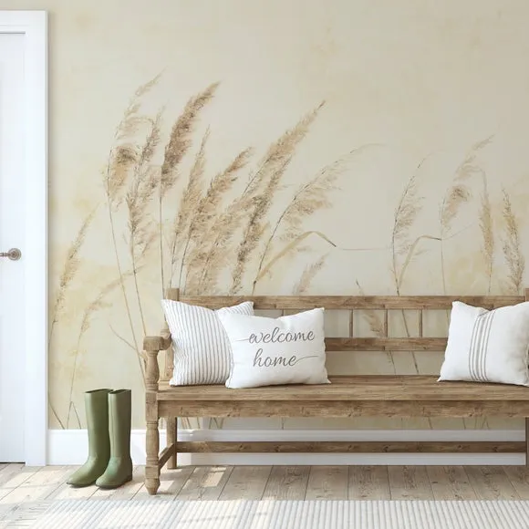 Pampas Grass Wall Mural 1