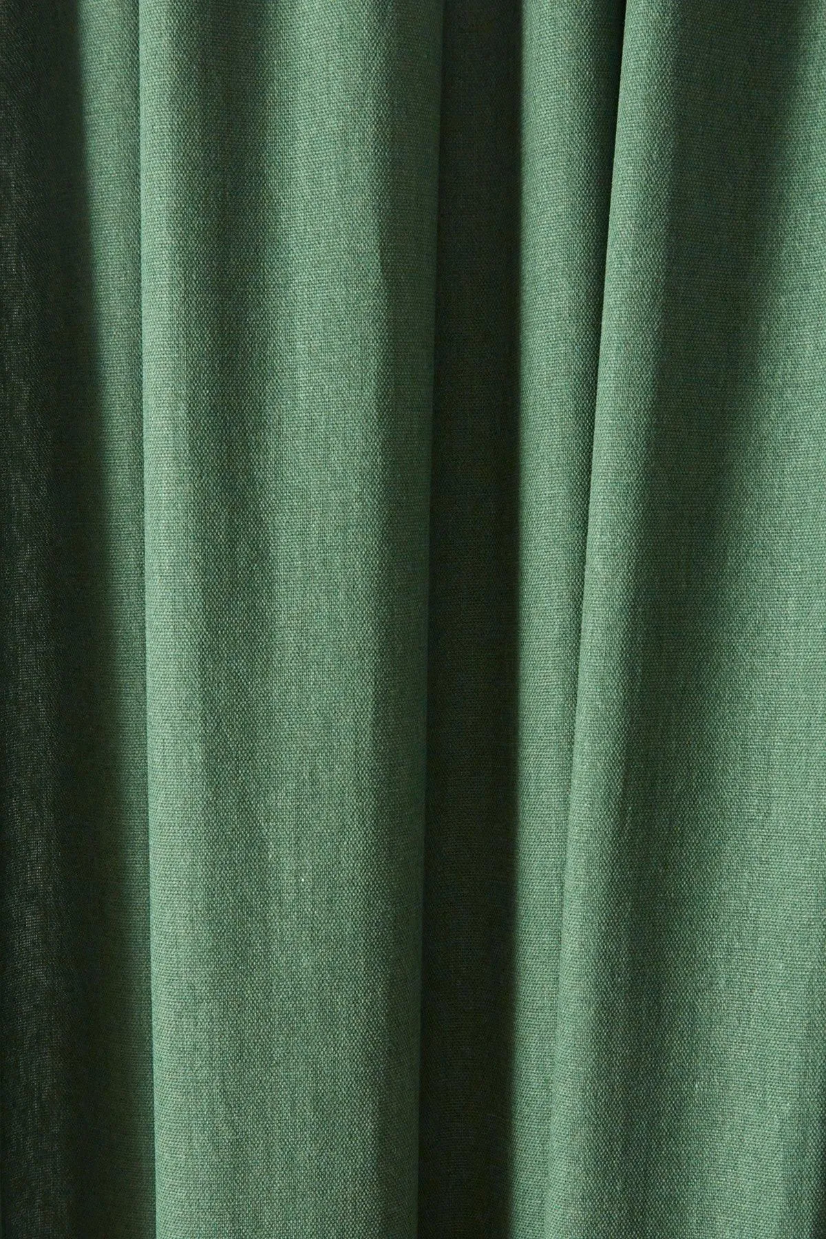 Fusion 'Dijon' Thermal & Blackout Fully Lined Pencil Pleat Curtains in Bottle Green 4