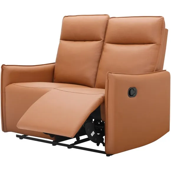 Lugo Faux Leather Manual Recliner 2 Seater Sofa 5