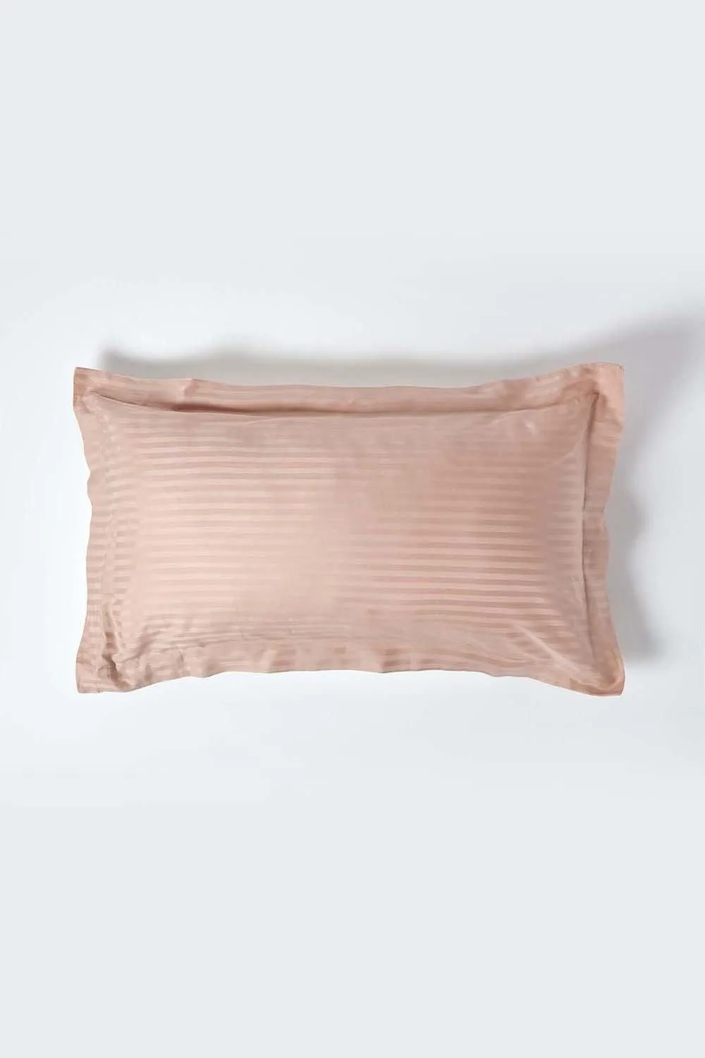 Homescapes Egyptian Cotton Ultrasoft King Size Oxford Pillowcase 330 TC in Taupe 1
