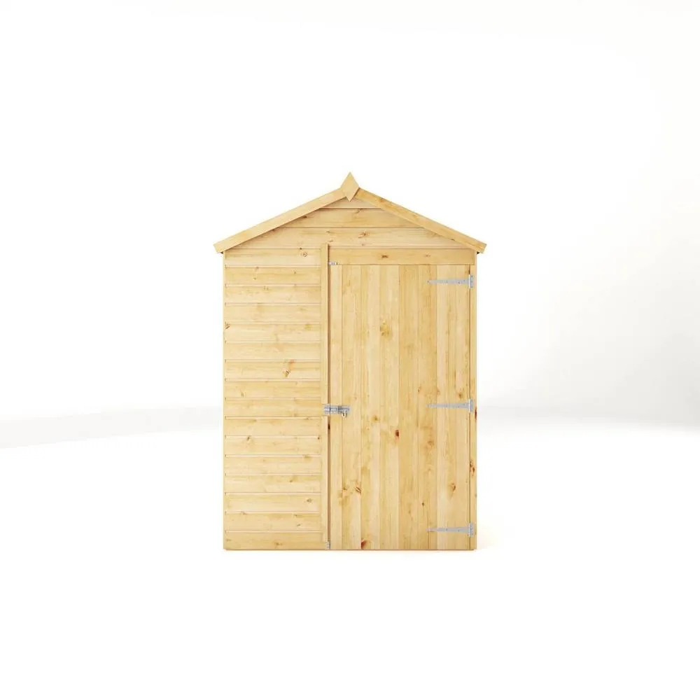 Mercia 7 x 5 Feet Modular Shiplap Apex - Wood - L221.4 x W159.3 x H215.9 cm in Light Brown 2