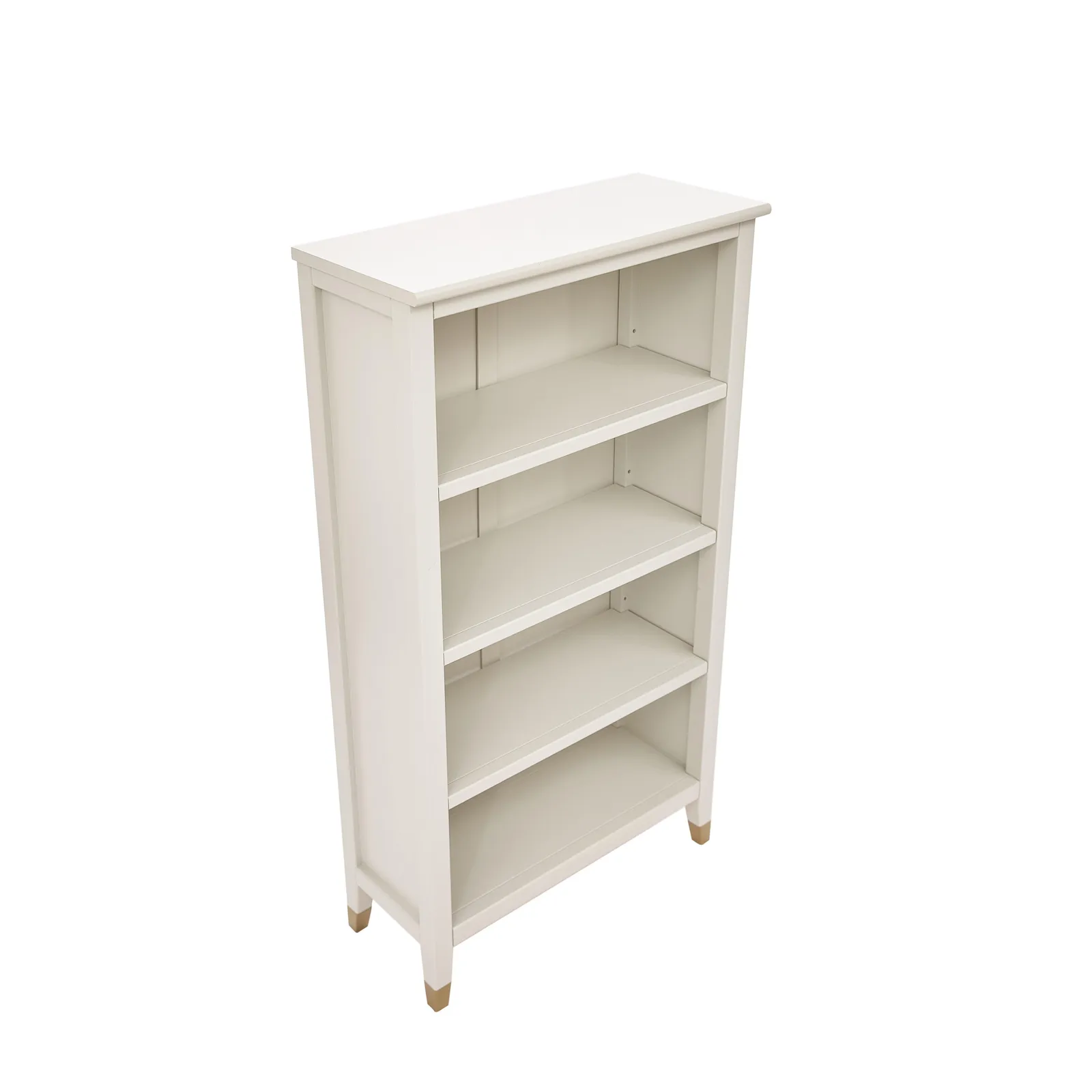 Cabinet Bits Palazzi 4 Tier Bookcase H127 W69 D25cm in Off-White 5