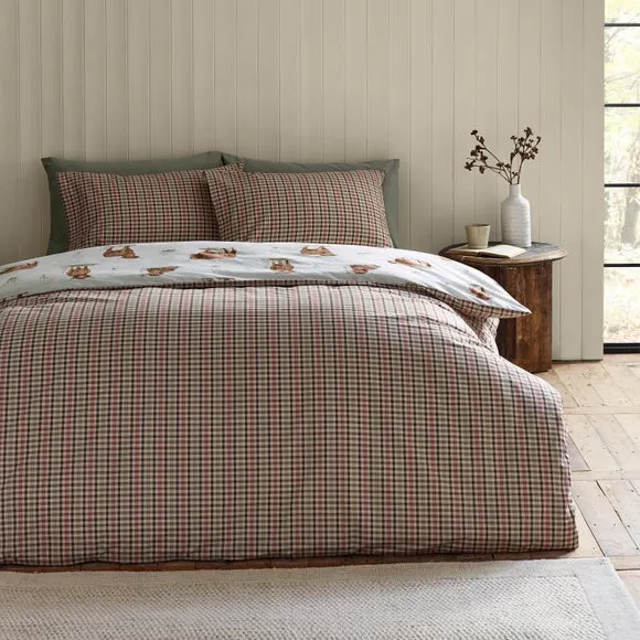 Catherine Lansfield Angus Highland Cow Polycotton Duvet Cover & Pillowcase Set 3