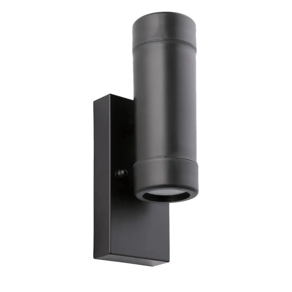 First Choice Lighting Gale - Polypropylene Coastal Dusk Dawn Wall Light in Black