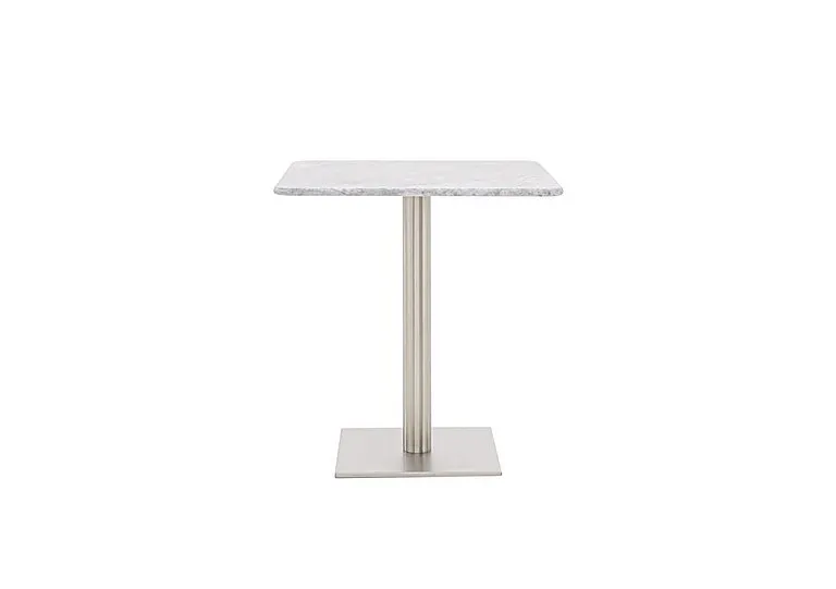 Helsinki Square Dining Table - 60-cm - Carrara Marble