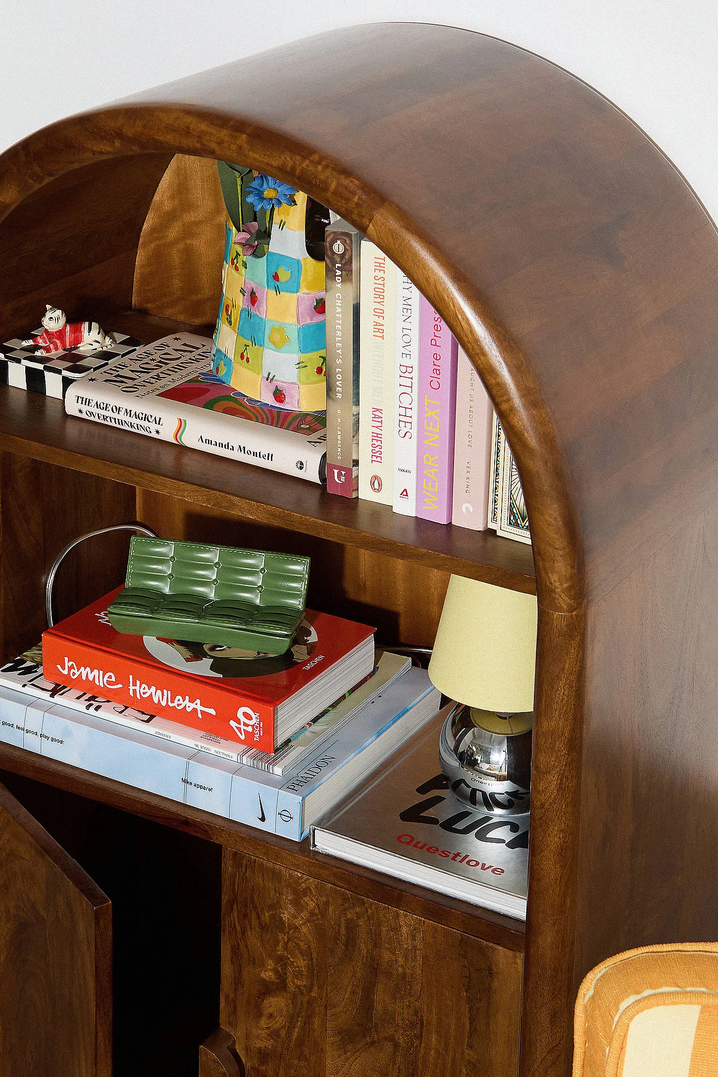 Spindle Arch Storage Shelf - Brown ALL 3
