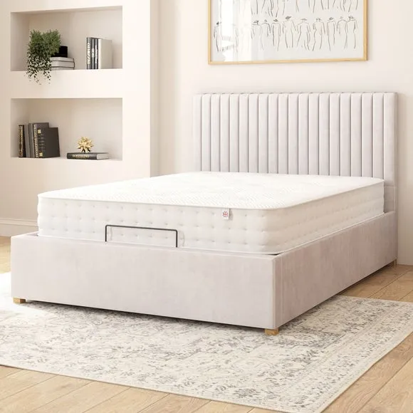 Grant Plush Velvet Adjustable Bed 2