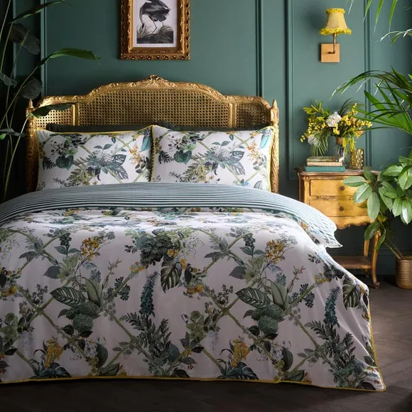 Laurence Llewelyn-Bowen Cotswold Fantasia 100% Cotton Duvet Cover & Pillowcase Set 1