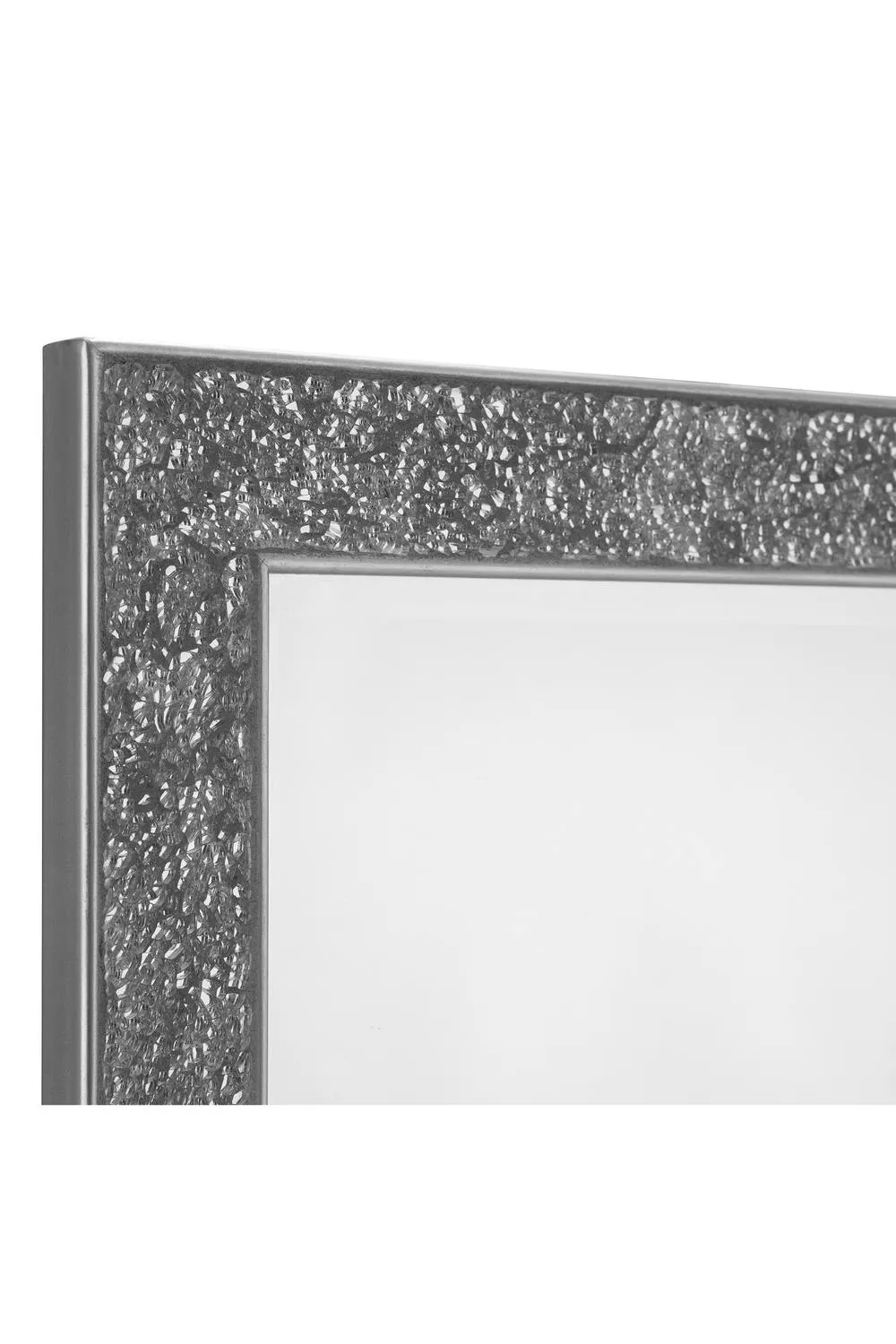 Julian Bowen Staccato Fragment Wall Mirror in Silver 3