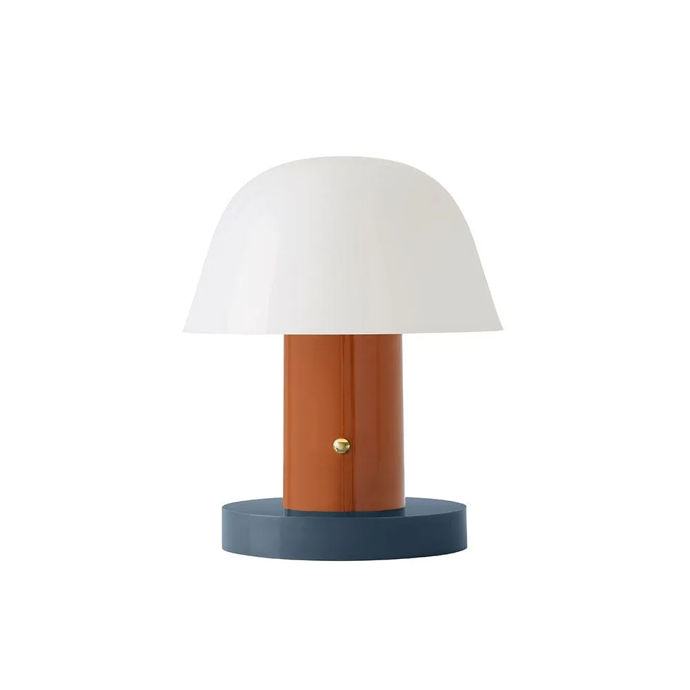 &Tradition Setago Portable Table Lamp JH27 Rust & Thunder 2