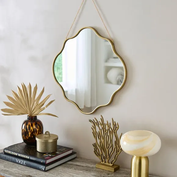 Frances Hanging Chain Pond Wall Mirror 1